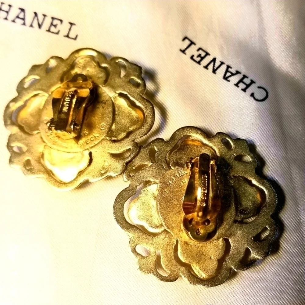 STEPHEN DWECK Jade HUGE RUNWAY Sterling Earrings - Picture 3 of 7
